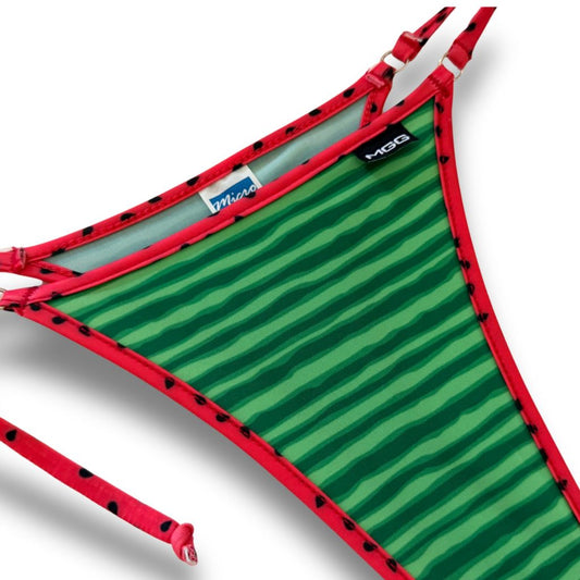 Watermelon - Brazilian Tie Sides Bikini Bottom image 1