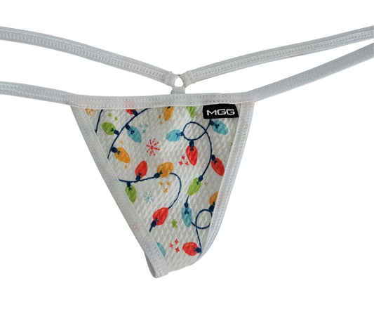 Christmas Lights - Low Rise G-String Underwear image 1