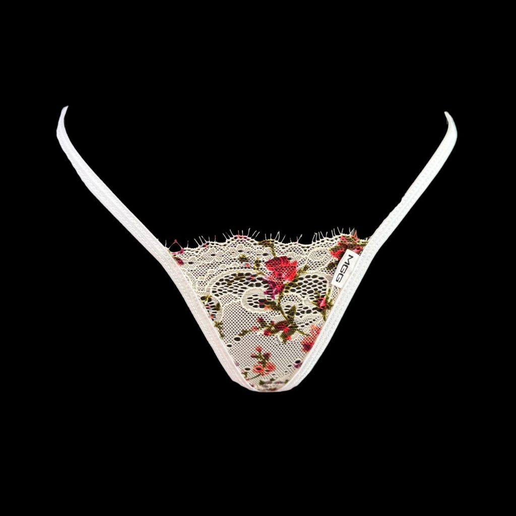 White Roses - Lace Thong G-String Underwear image 3