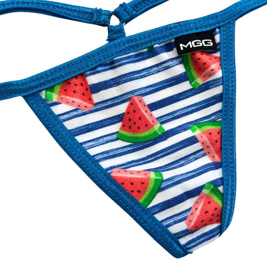 Summer Watermelon - Low Rise Cotton G-String image 1