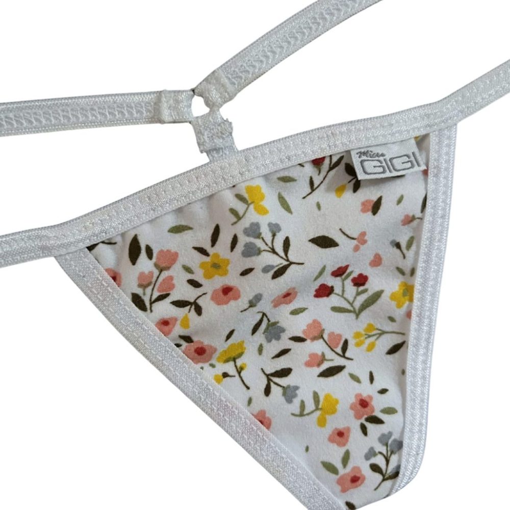 Dainty Flowers - Low Rise G-String Underwear image 3