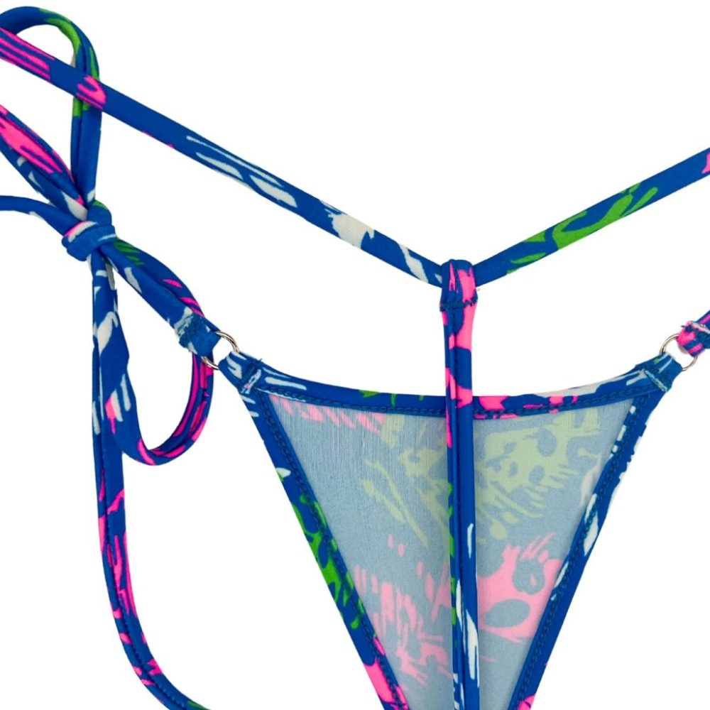 Jungle Feathers - Single Tie Side Bikini Bottom image 2
