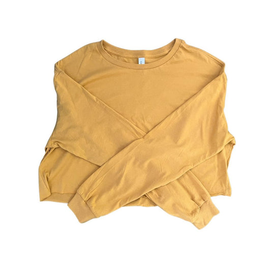 MGG Bikinis Spring Break Squad - Yellow Long Sleeve Crop Top image 1