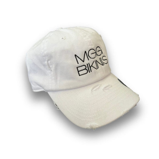 MGG Bikinis White Baseball Hat image 1