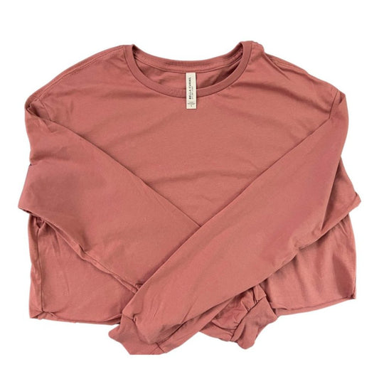 MGG Bikinis Spring Break Squad - Mauve Long Sleeve Crop Top image 1