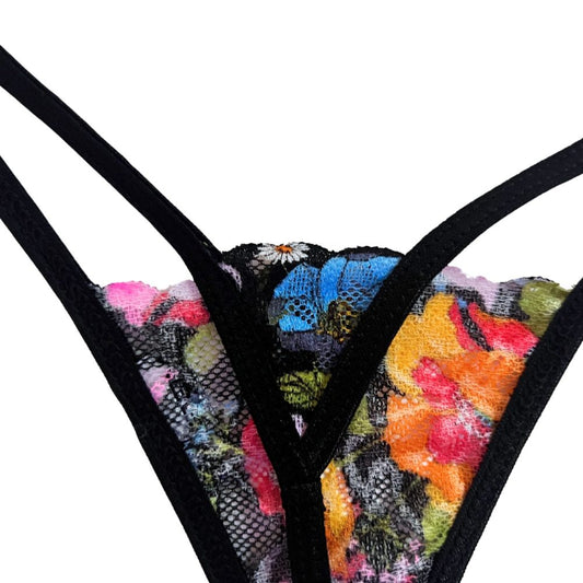 Wildflowers - Lace Thong G-String Underwear image 1