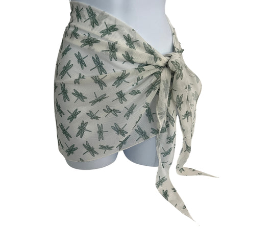 Dragonfly Sheer Sarong Coverup image 1