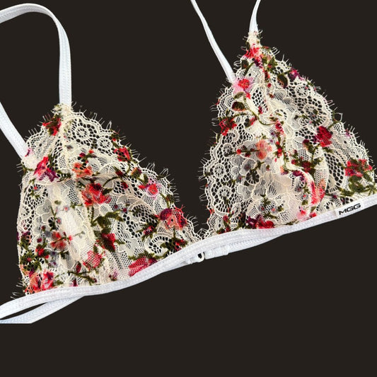 White Roses - Lace Bralette image 1