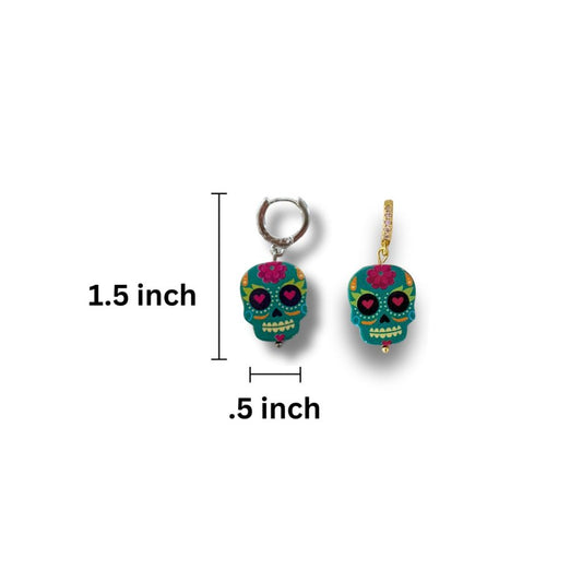 Sugar Skull Bikini Top Charm image 1