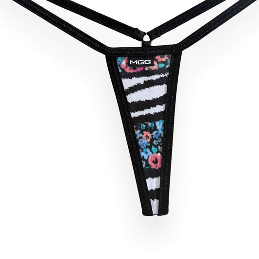 Zebra Floral - Cotton - Extreme G-String