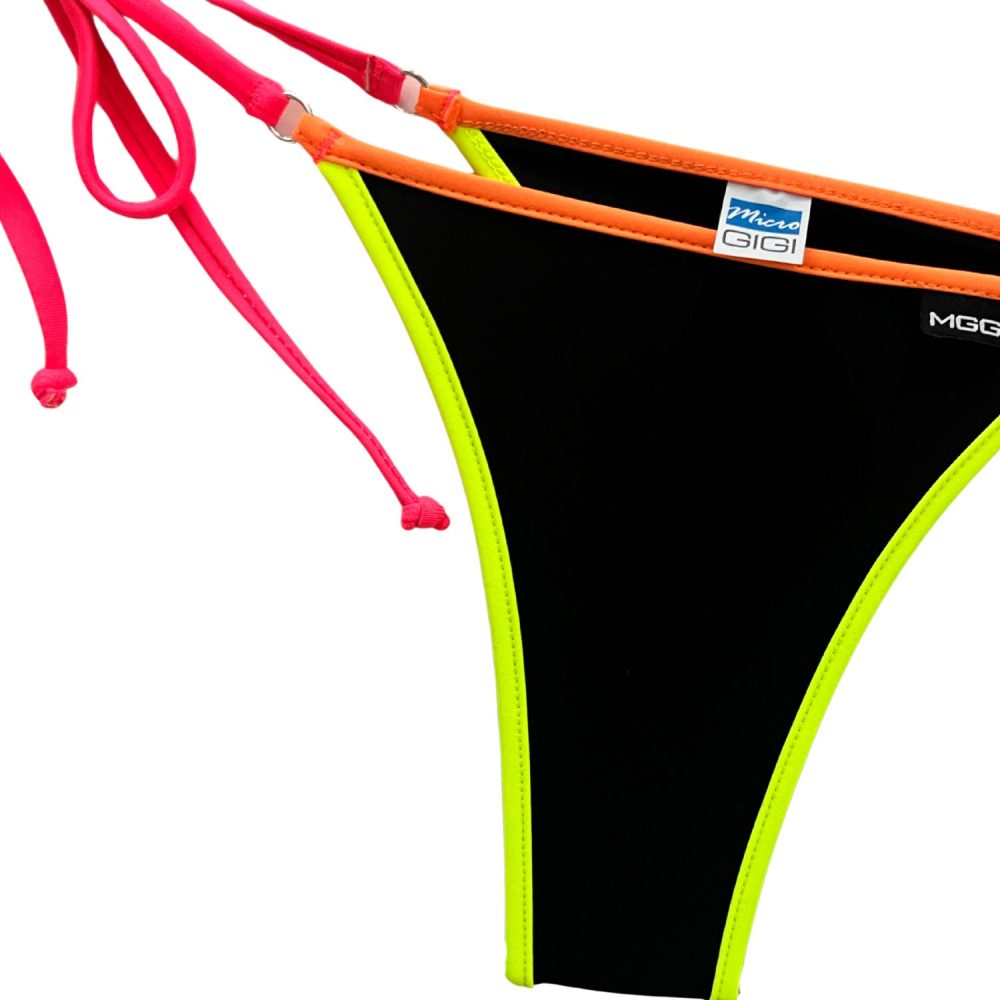 Neon Lights - Brazilian Tie Sides Bikini Bottom image 3