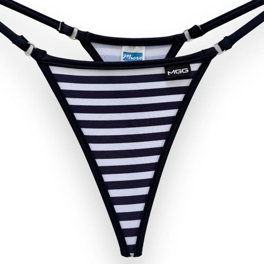Riviera Stripe - Mini Bikini Bottom