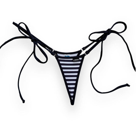 Riviera Stripe - Tie Sides Bikini Bottom