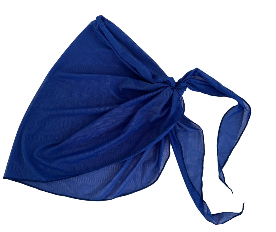 Ultramarine Sheer Sarong Coverup image 3