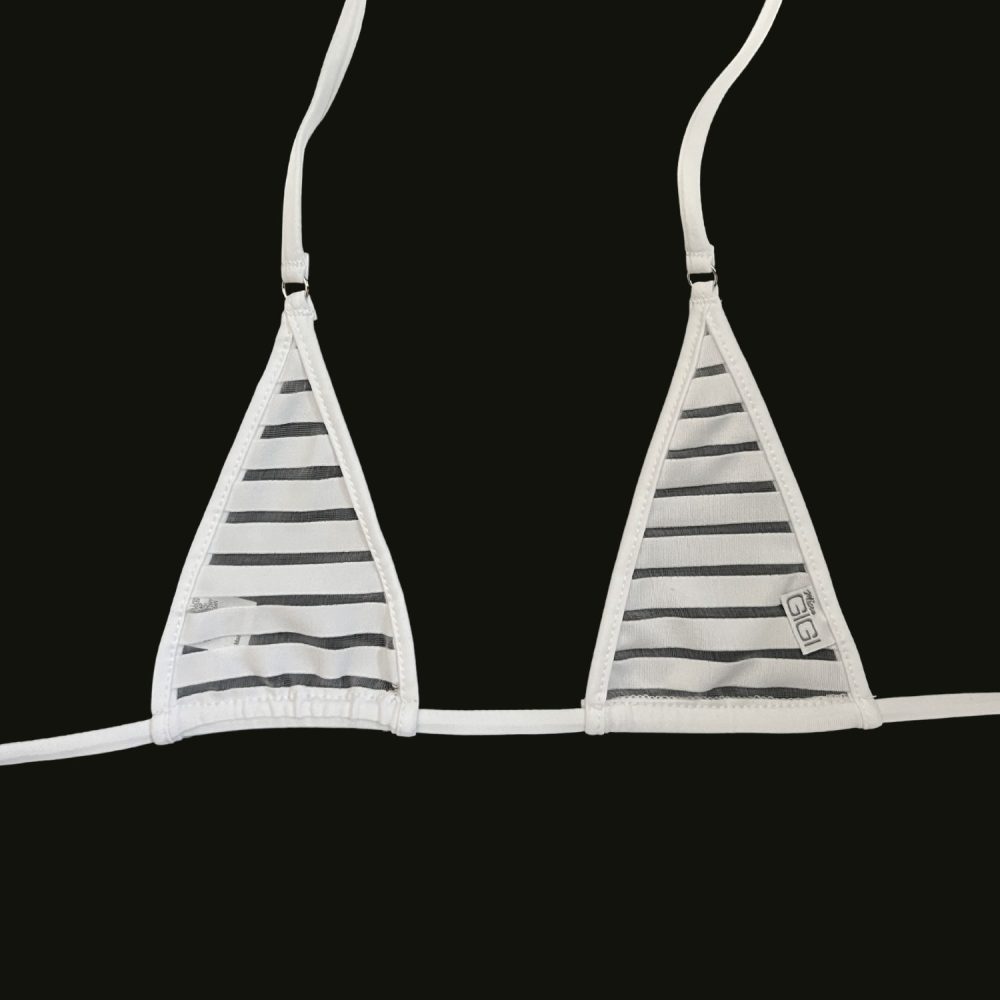 Coastline - White - Nano Bikini Top image 4