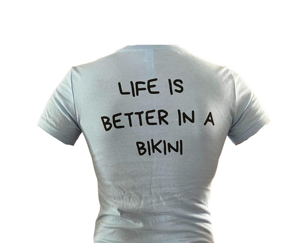 MGG Bikini Babe - Baby Blue T-Shirt image 4