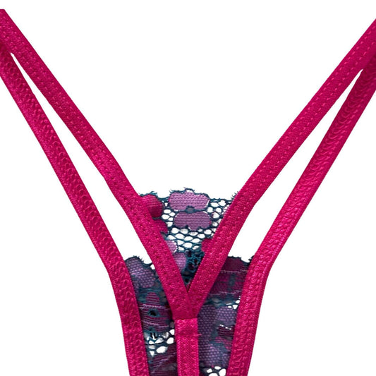 Fiesta Lace - Lingerie string en dentelle ultra-fine
