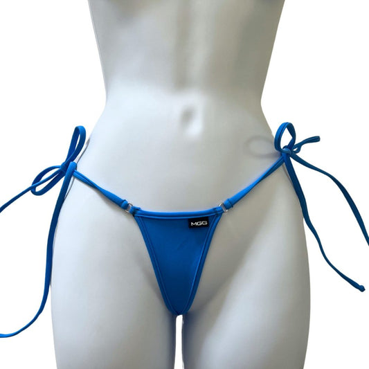 Azure Blue - Tie Sides Bikini Bottom image 1