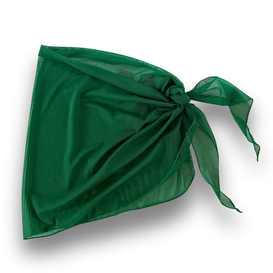 Kelly Green Sheer Sarong Coverup