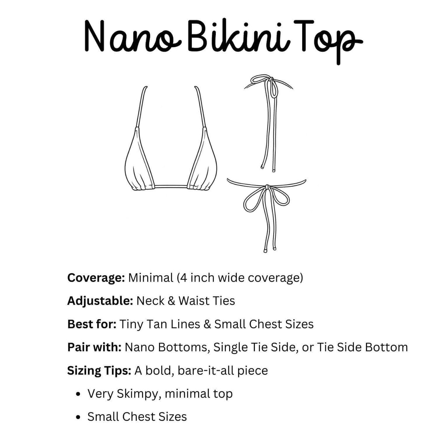 Citrus Sunrise - Nano Bikini Top