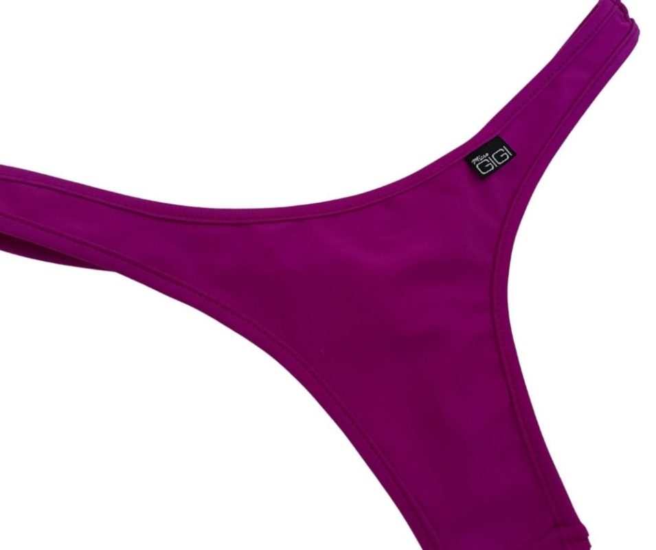 Magenta Classic T Back Thong Micro Gigi