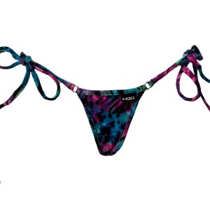 Neon Tropic Tie Sides Bikini Bottom Micro Gigi