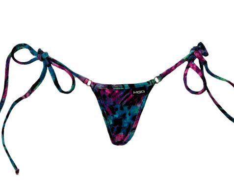 Neon Tropic Tie Sides Bikini Bottom Micro Gigi