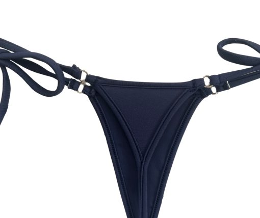 Blueberry Tie Sides Bikini Bottom Micro Gigi