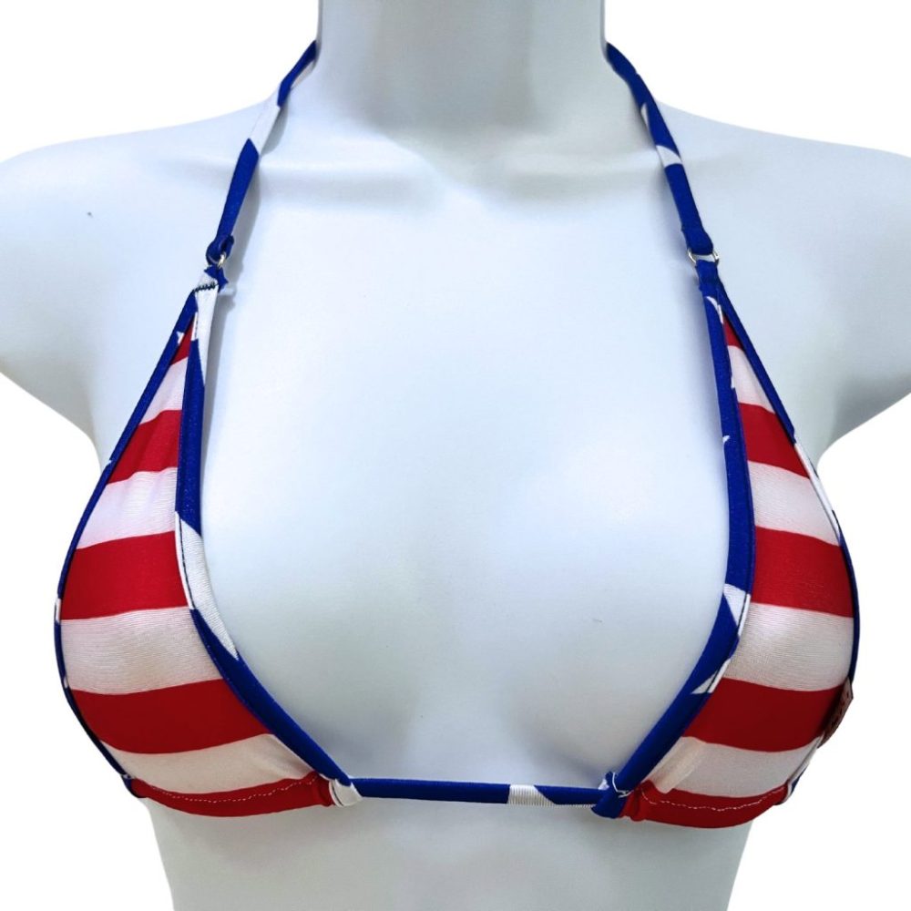 Stripes N Stars Nano Bikini Top Micro Gigi