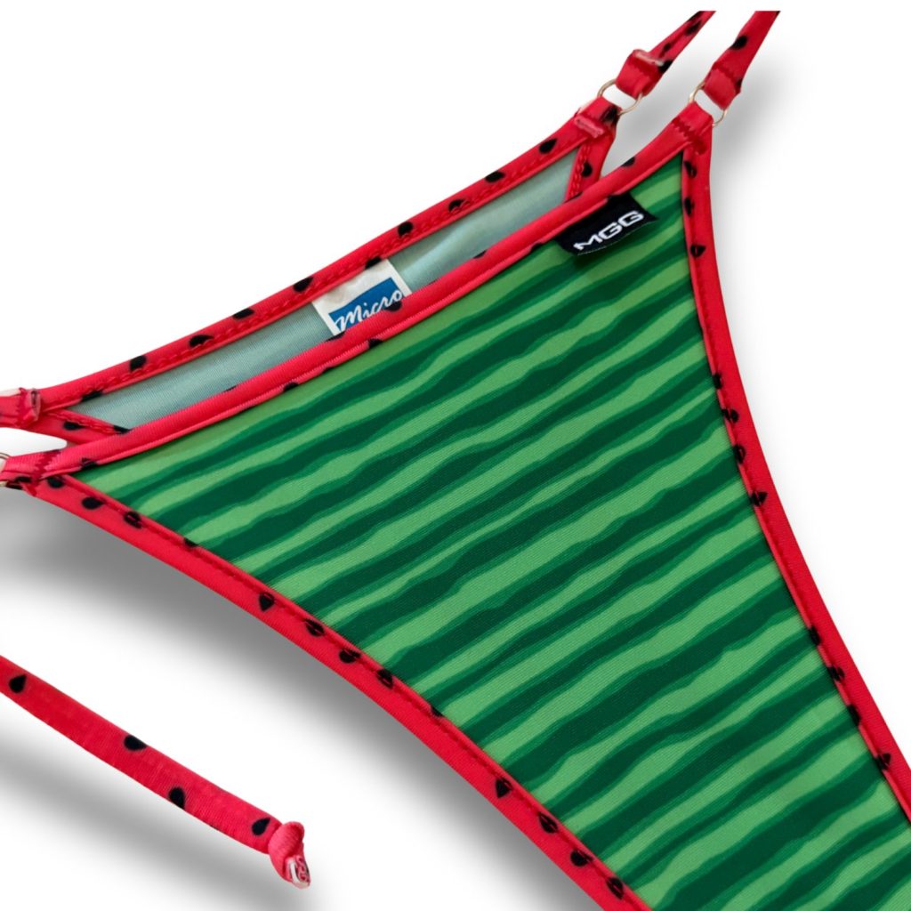 Watermelon - Brazilian Tie Sides Bikini Bottom image 1