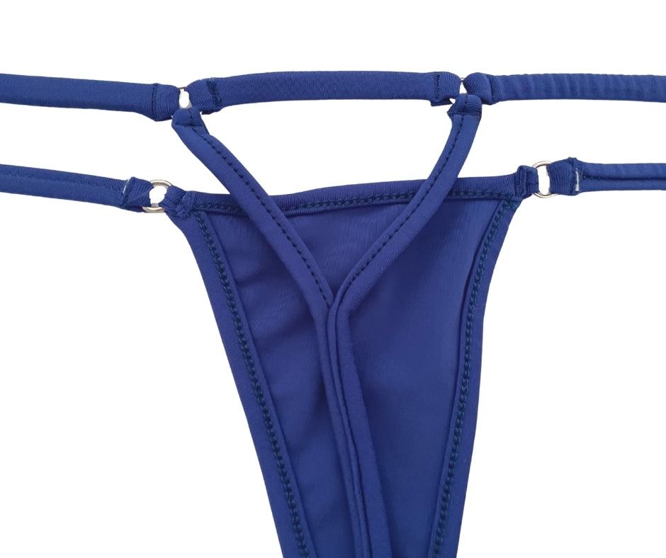 Ultramarine Blue - Open Triangle Bikini Bottom image 4