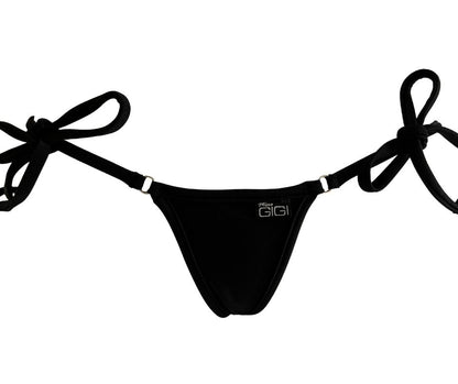 Midnight Black - Tie Sides Bikini Bottom image 0