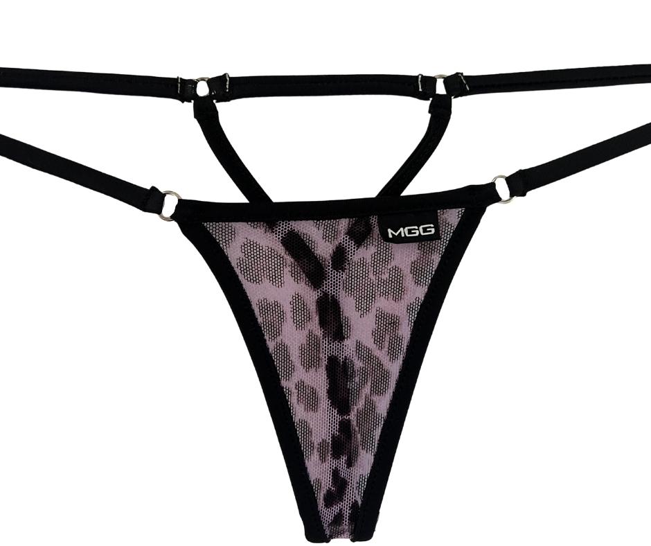 Sheer Wicked Temptation - Open Triangle Bikini Bottom image 1