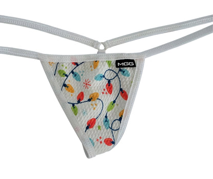 Christmas Lights - Low Rise G-String Underwear image 1