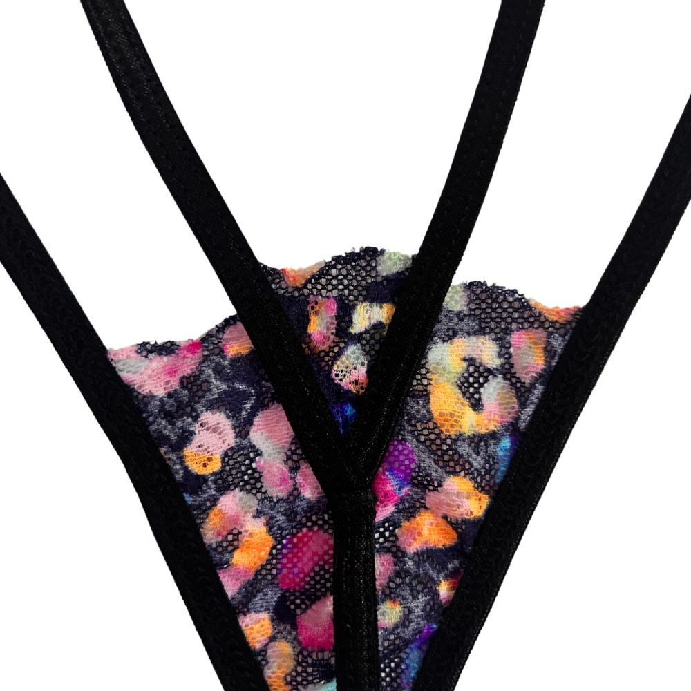 Electric Leopard - Lace Thong G-String Underwear image 2