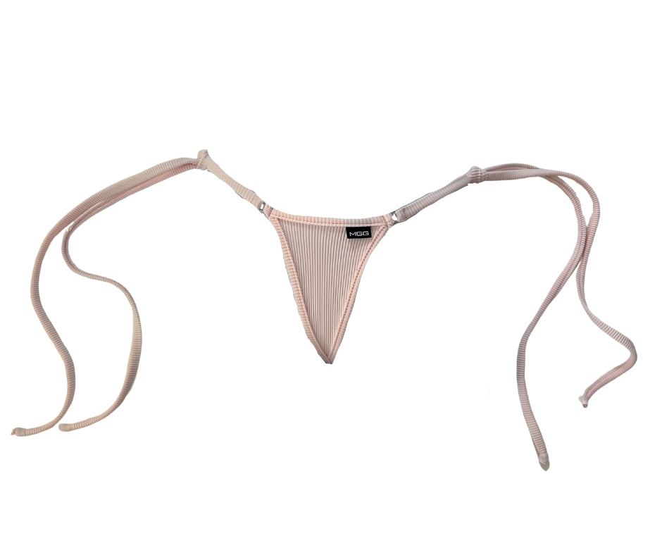 Barely Pink - Tie Sides Bikini Bottom image 0