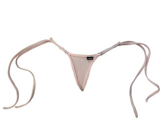 Barely Pink - Tie Sides Bikini Bottom image 0