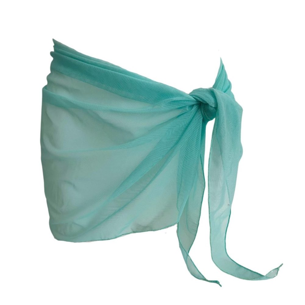 Aqua Sheer Sarong Coverup image 0