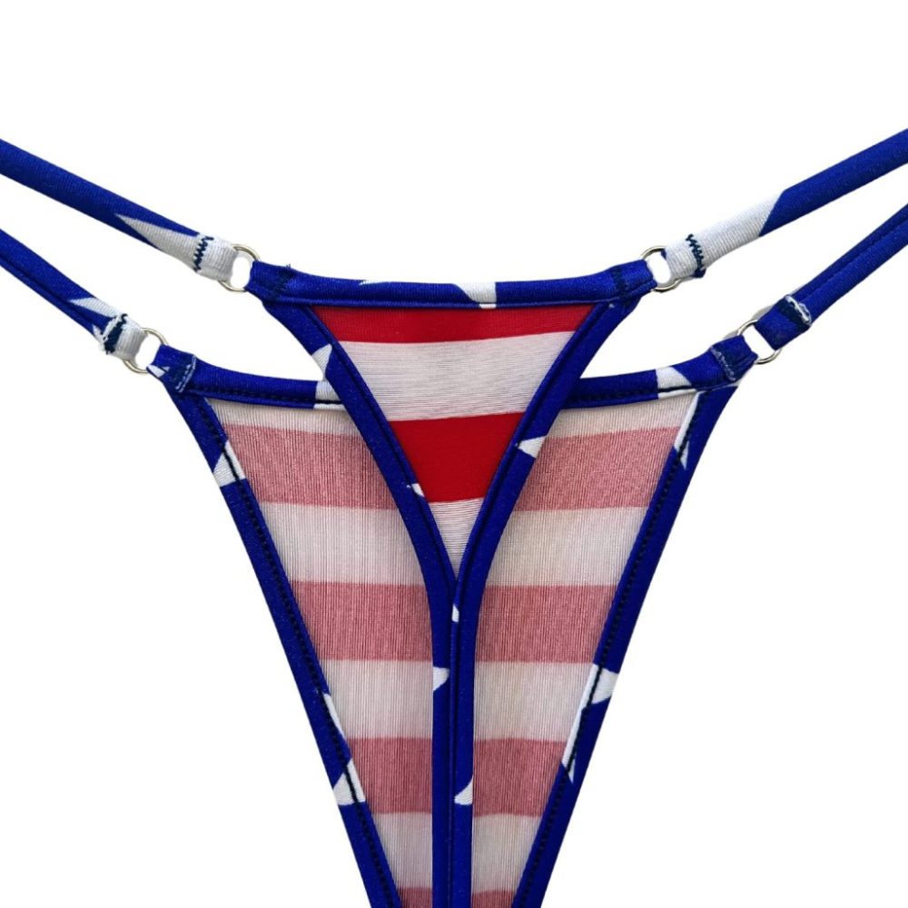 Stripes n Stars - Mini Bikini Bottom image 2
