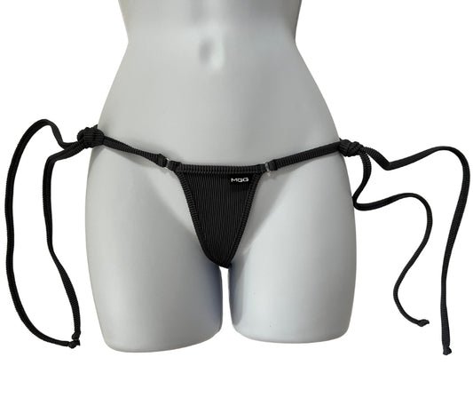 Slate Gray - Tie Sides Bikini Bottom image 1