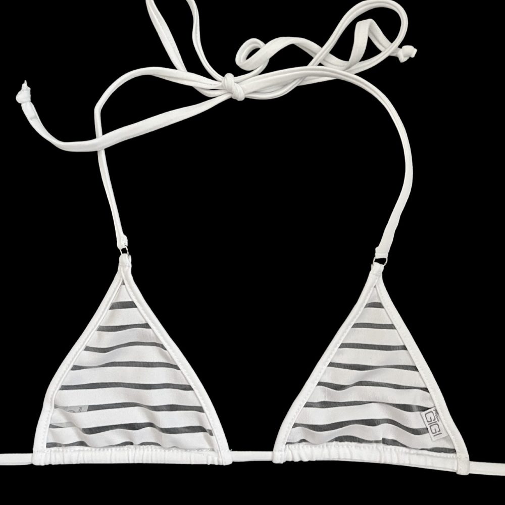 Coastline - White - Mini Bikini Top image 5