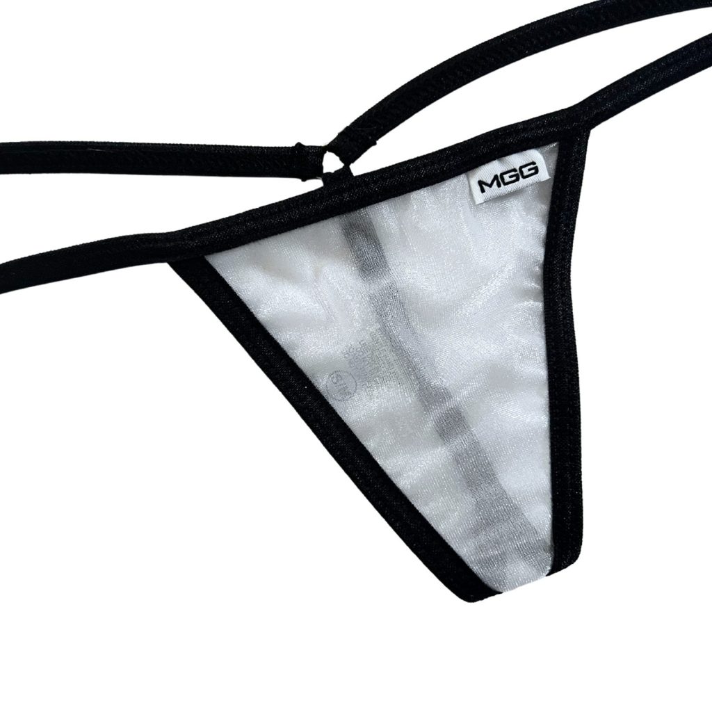Tuxedo - Sparkle Sheer - Low Rise G-String Underwear – Micro Gigi