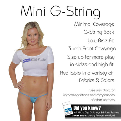 Malibu - Sparkle Sheer - Mini G-String Underwear image 3