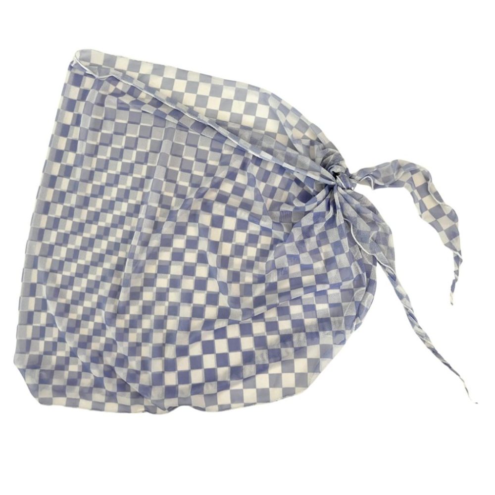 Surf Check Sheer Sarong Coverup image 1