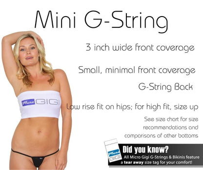 Electric Leopard - Mini Lace G-String Underwear image 2