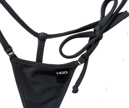 Slate Gray - Single Tie Side Bikini Bottom image 2