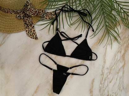 Midnight Black - Mini Bikini Bottom image 4