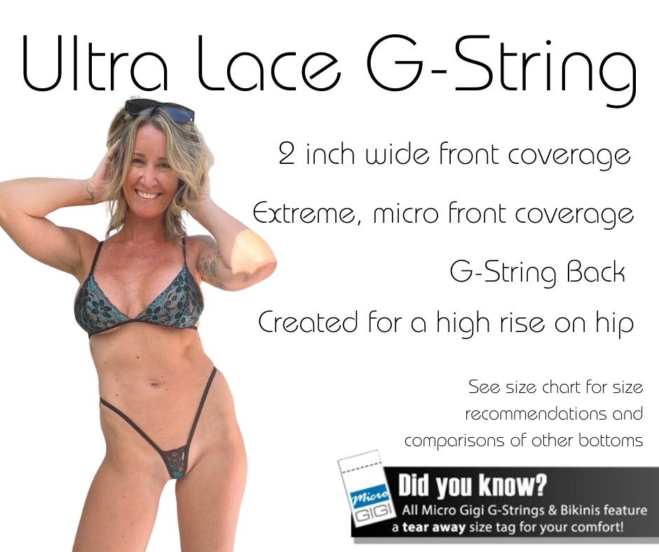 Wildflowers - Ultra Lace Thong G-String Lingerie image 2