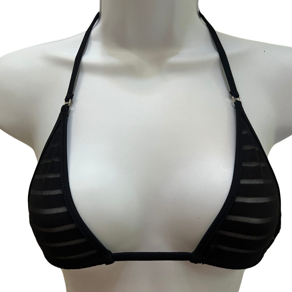 Coastline - Black - Mini Bikini Top image 1