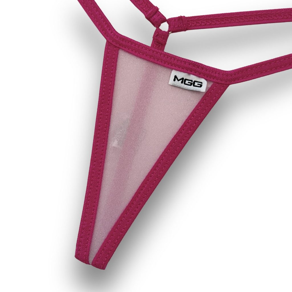 Light Pink - Sparkle Sheer - Mini G-String Underwear image 1